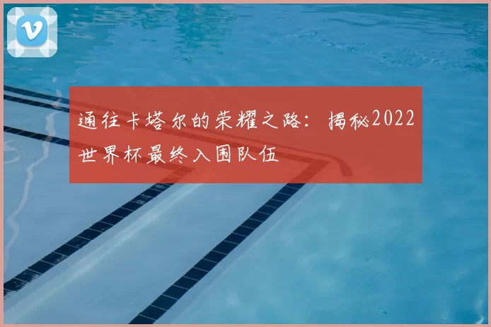 通往卡塔尔的荣耀之路：揭秘2022世界杯最终入围队伍