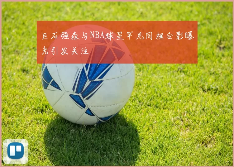 巨石强森与NBA球星罕见同框合影曝光引发关注