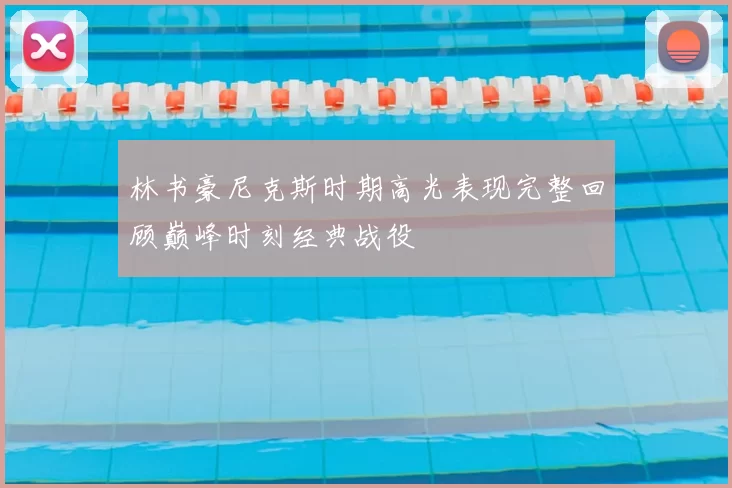 林书豪尼克斯时期高光表现完整回顾巅峰时刻经典战役